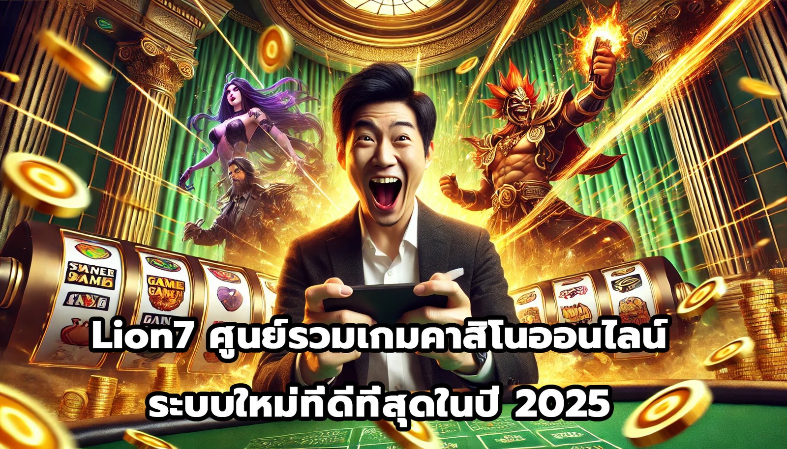 Lion7 ศูนย์รวมเกมคาสิโนออนไลน์ ระบบใหม่ที่ดีที่สุดในปี 2025-2