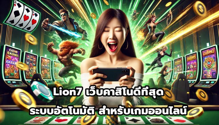 Lion7 เว็บคาสิโน ดีที่สุด ระบบอัตโนมัติ สำหรับเกมออนไลน์-3